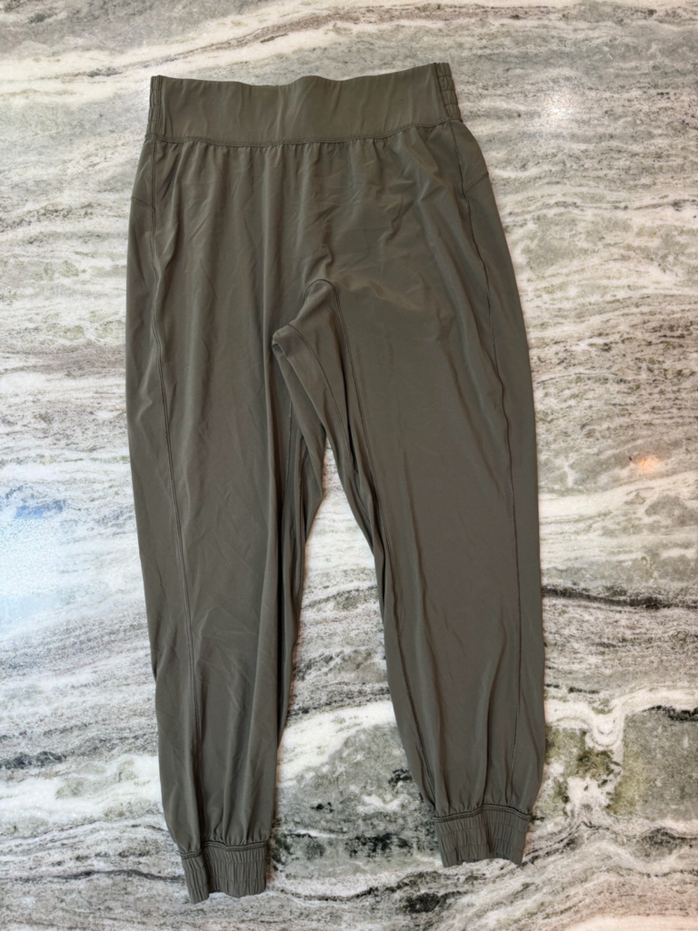Lululemon Sun Setter Jogger Olive Green High-Waist Jogger Pants 28” - Picture 2 of 8